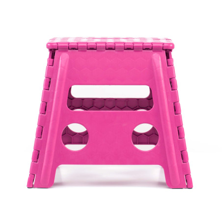 TABURETE PVC PLEGABLE - ROSA