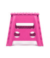 TABURETE PVC PLEGABLE - ROSA