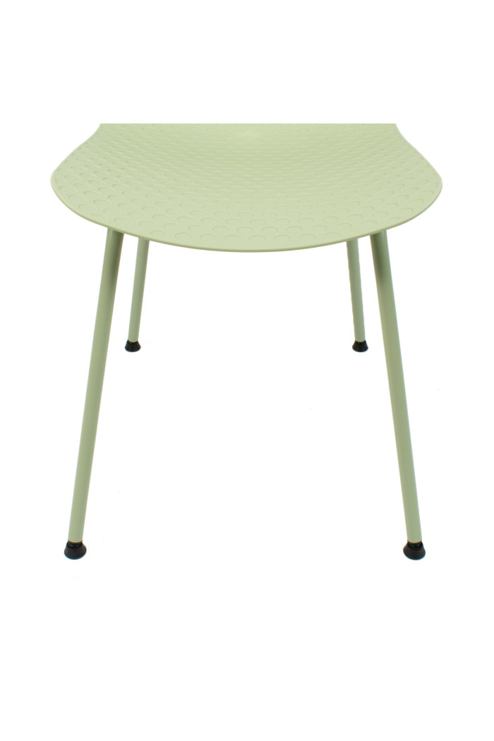 SILLA LONDON PP-METAL VERDE 44,5X54X80