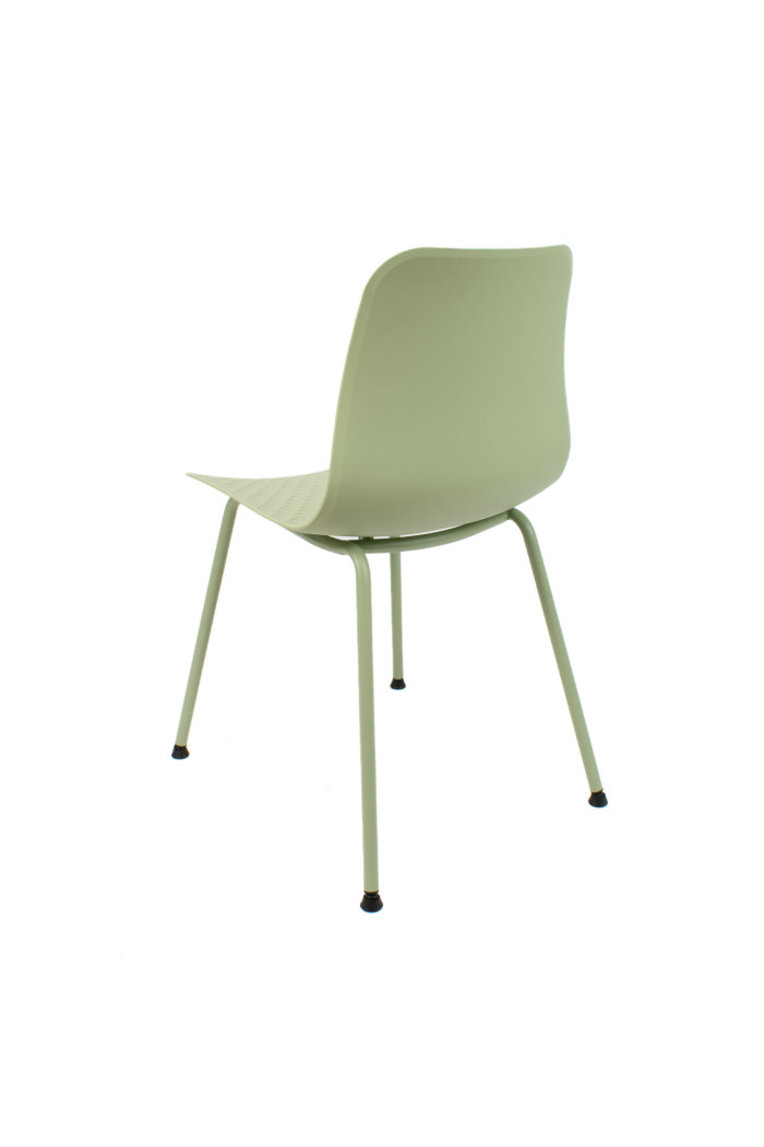 SILLA LONDON PP-METAL VERDE 44,5X54X80