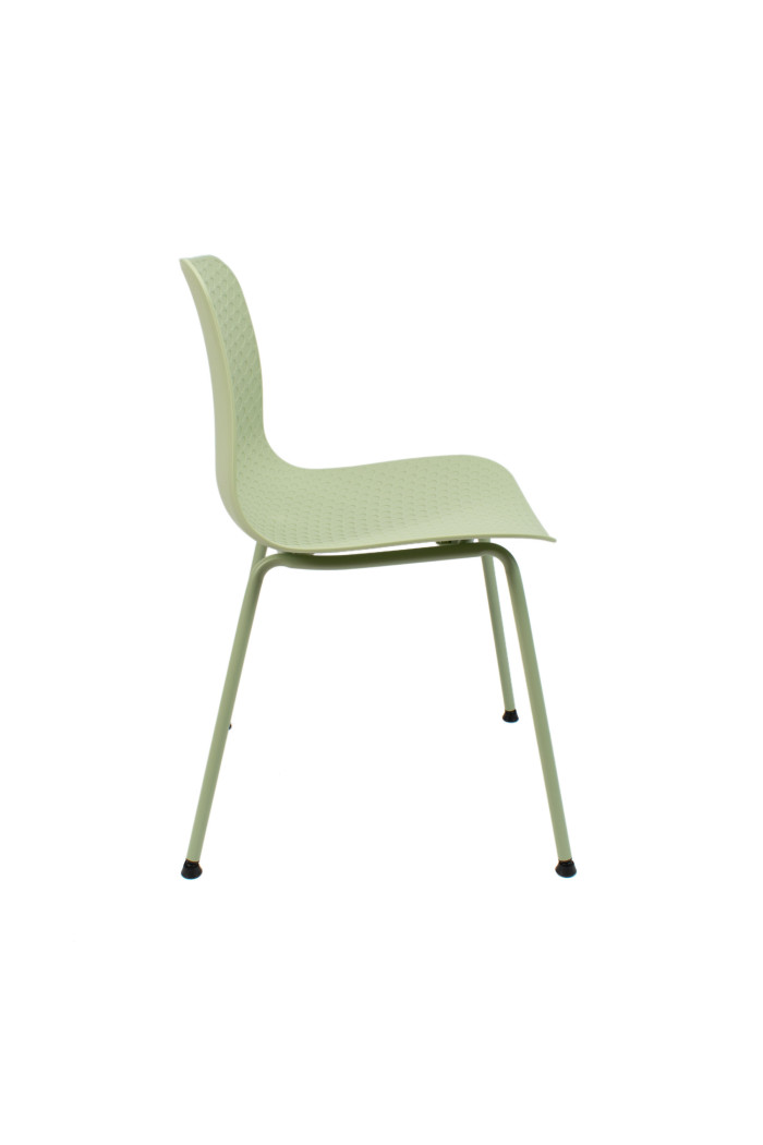 SILLA LONDON PP-METAL VERDE 44,5X54X80