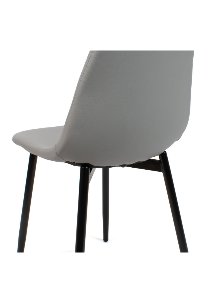 SILLA POLIURETANO-METAL GRIS