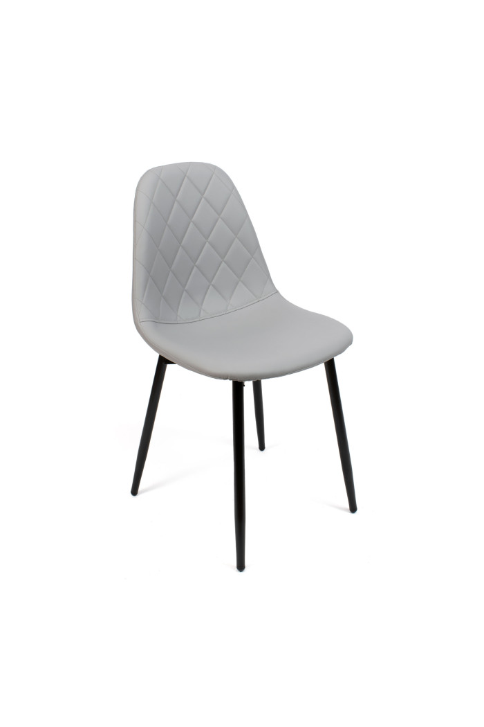 SILLA POLIURETANO-METAL GRIS