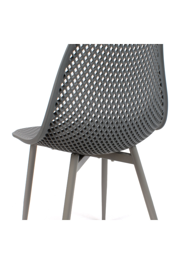 SILLA PP-METAL GRIS