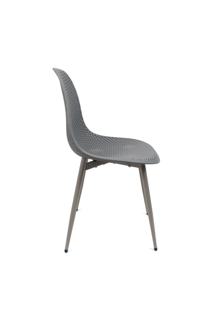 SILLA PP-METAL GRIS