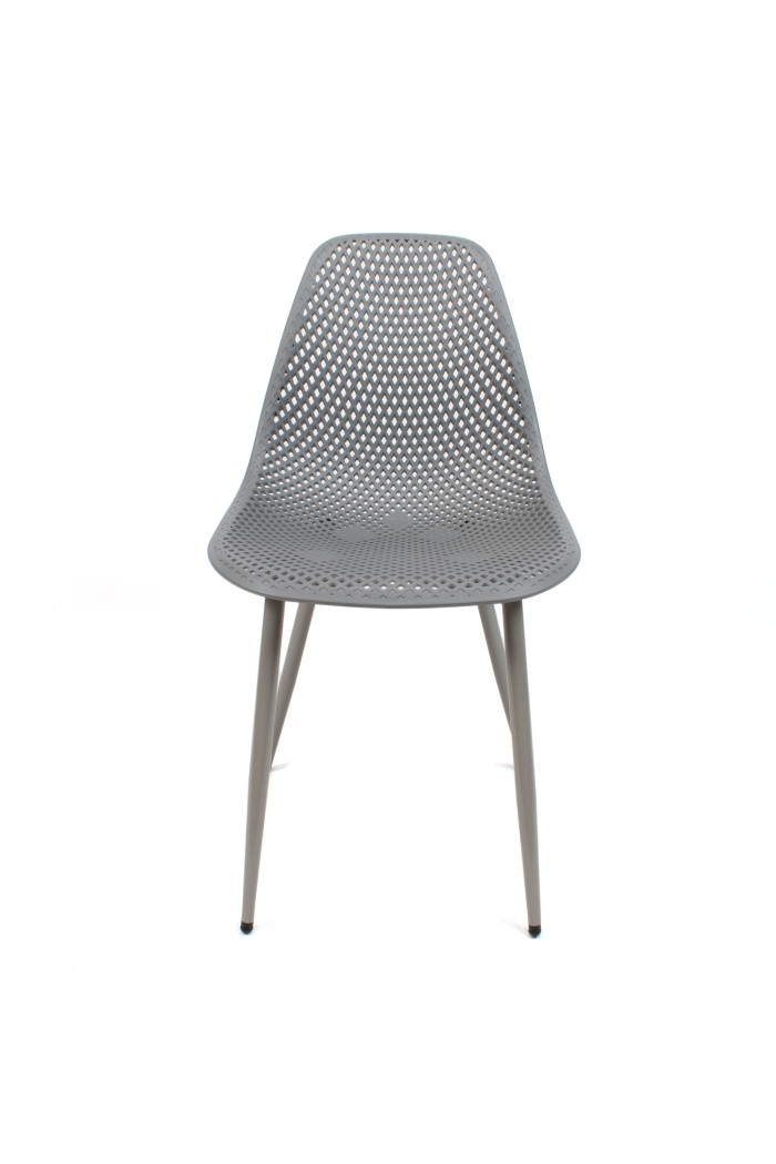 SILLA PP-METAL GRIS