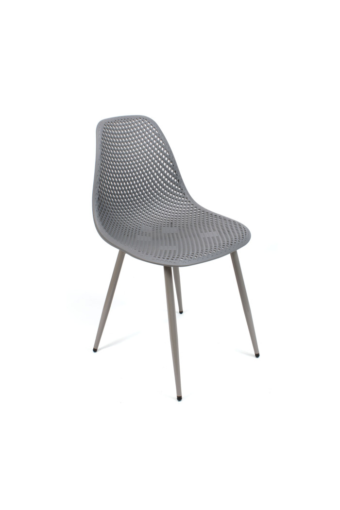 SILLA PP-METAL GRIS