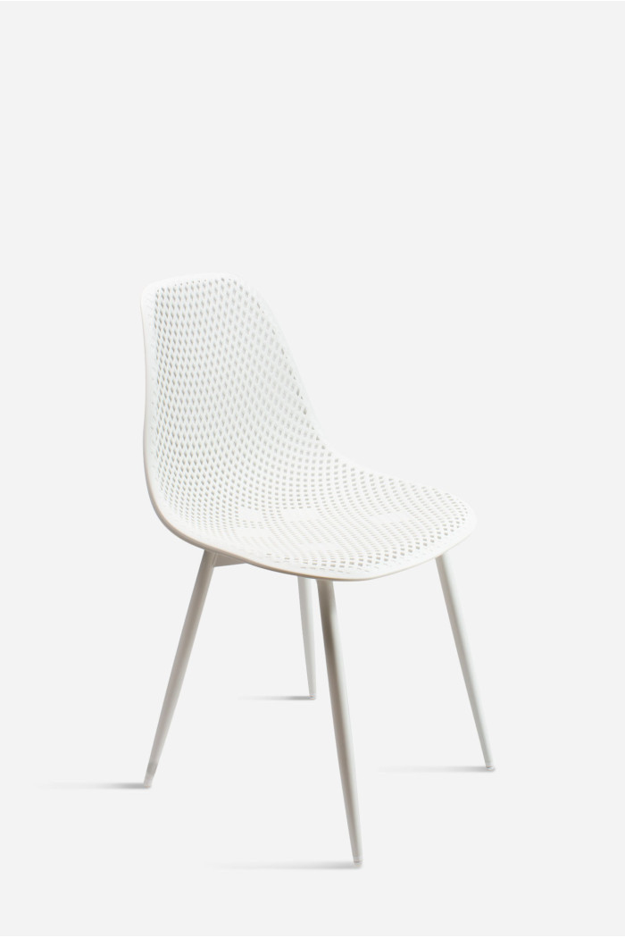 SILLA PP-METAL BLANCO