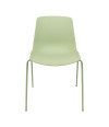 SILLA MILAN PP-METAL VERDE 55X51X82