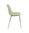 SILLA MILAN PP-METAL VERDE 55X51X82