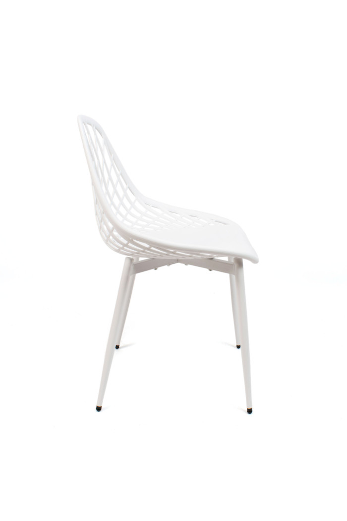 SILLA PP-METAL BLANCO