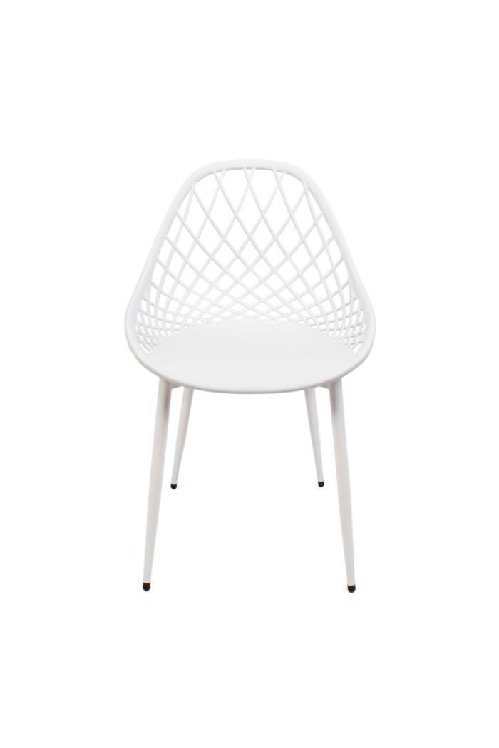 SILLA PP-METAL BLANCO