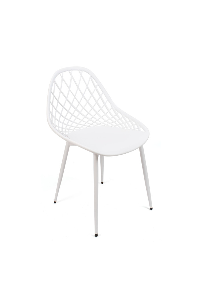 SILLA PP-METAL BLANCO