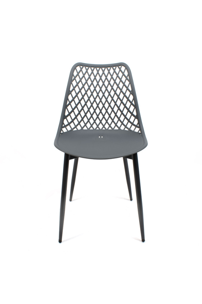 SILLA PP-METAL GRIS