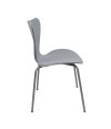 SILLA ROMA PP-METAL GRIS 50X51X80