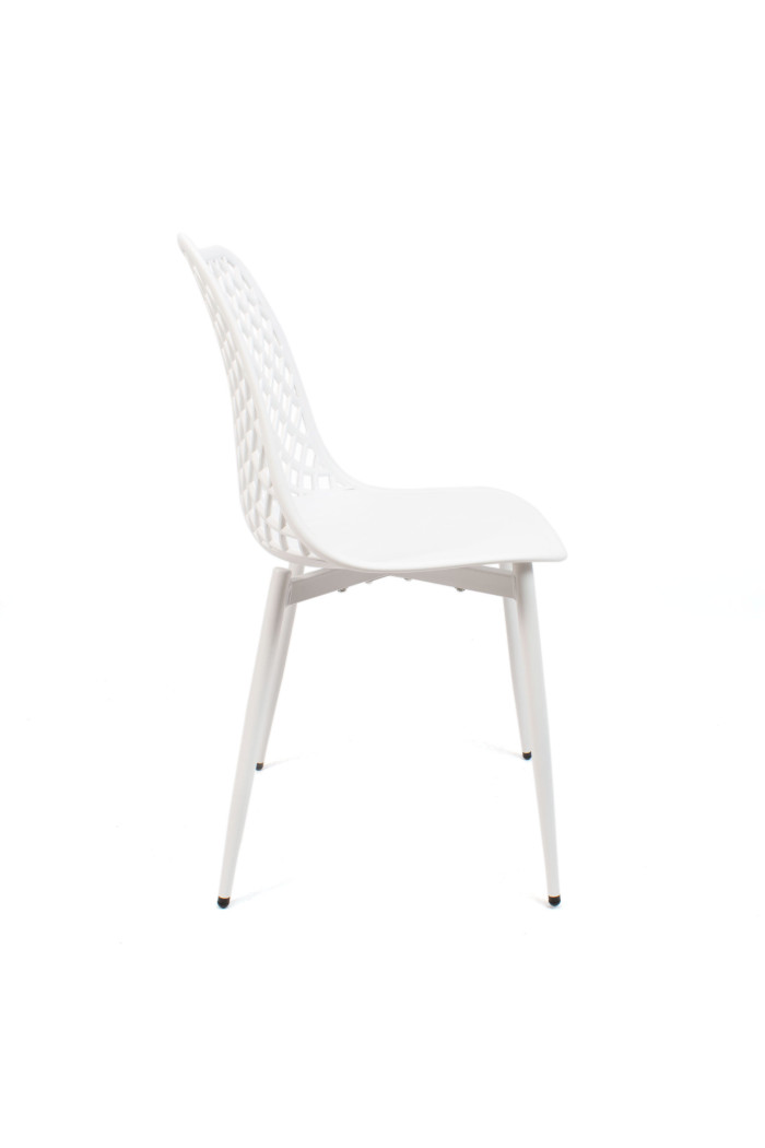 SILLA PP-METAL BLANCO