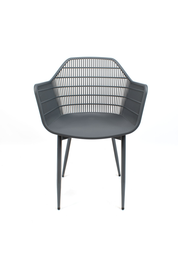 SILLA PP-METAL GRIS