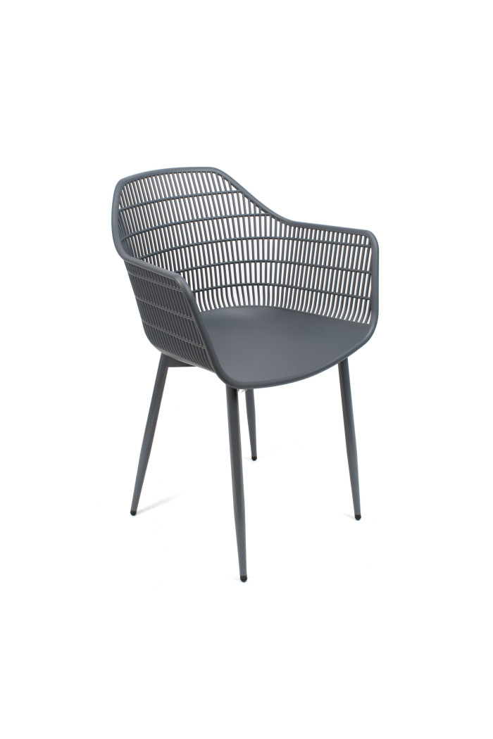 SILLA PP-METAL GRIS