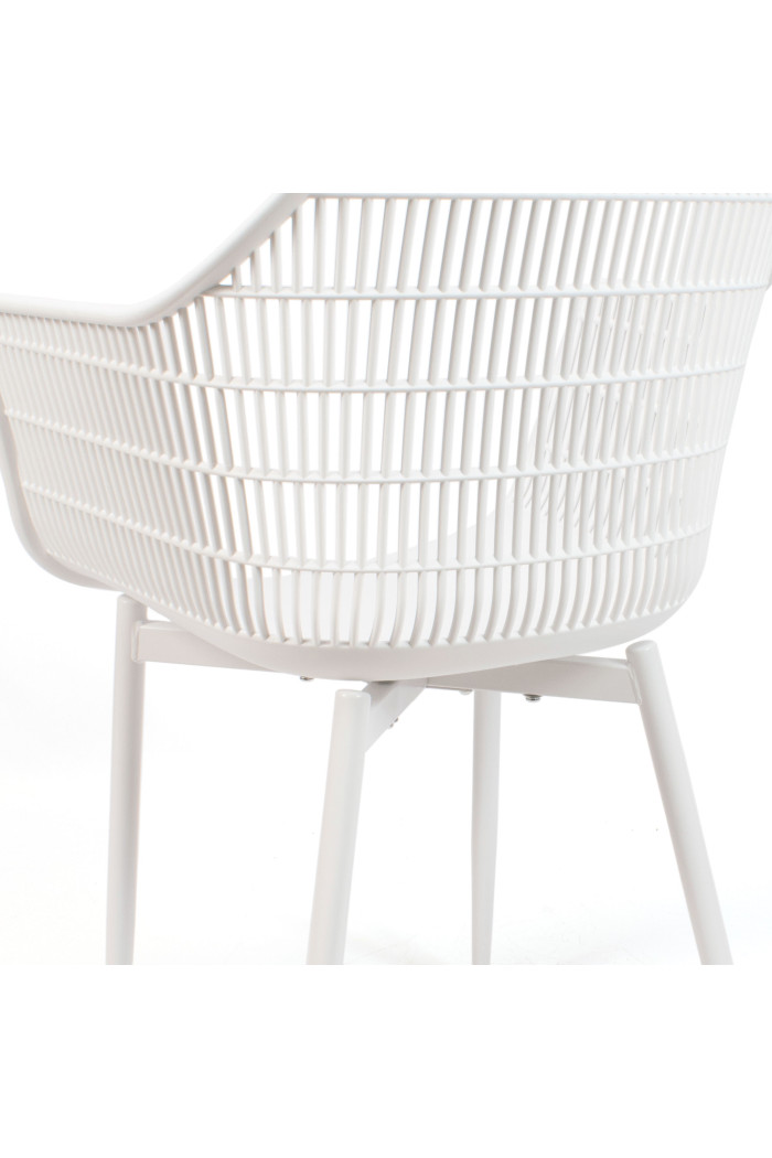 SILLA PP-METAL BLANCO