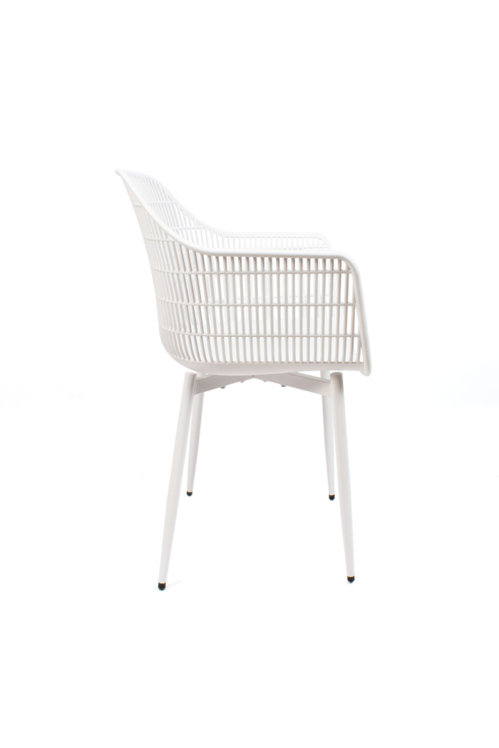 SILLA PP-METAL BLANCO