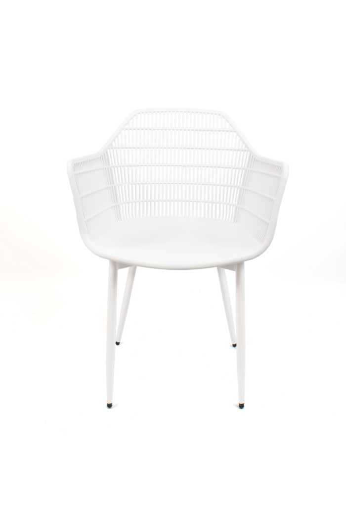 SILLA PP-METAL BLANCO