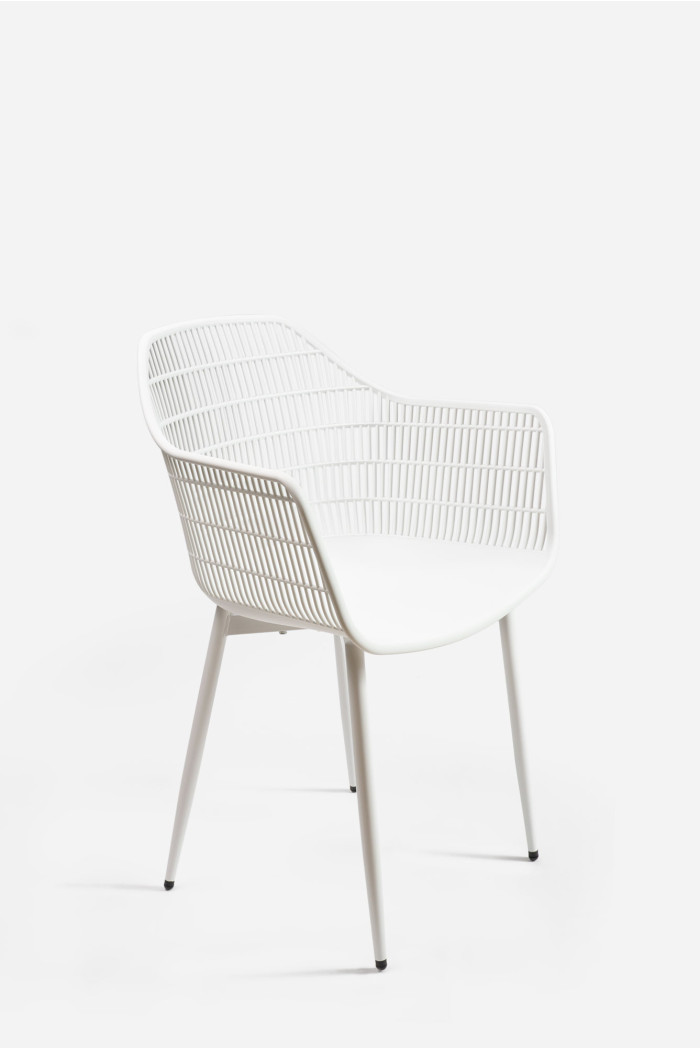 SILLA PP-METAL BLANCO