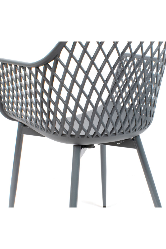 SILLA PP-METAL GRIS