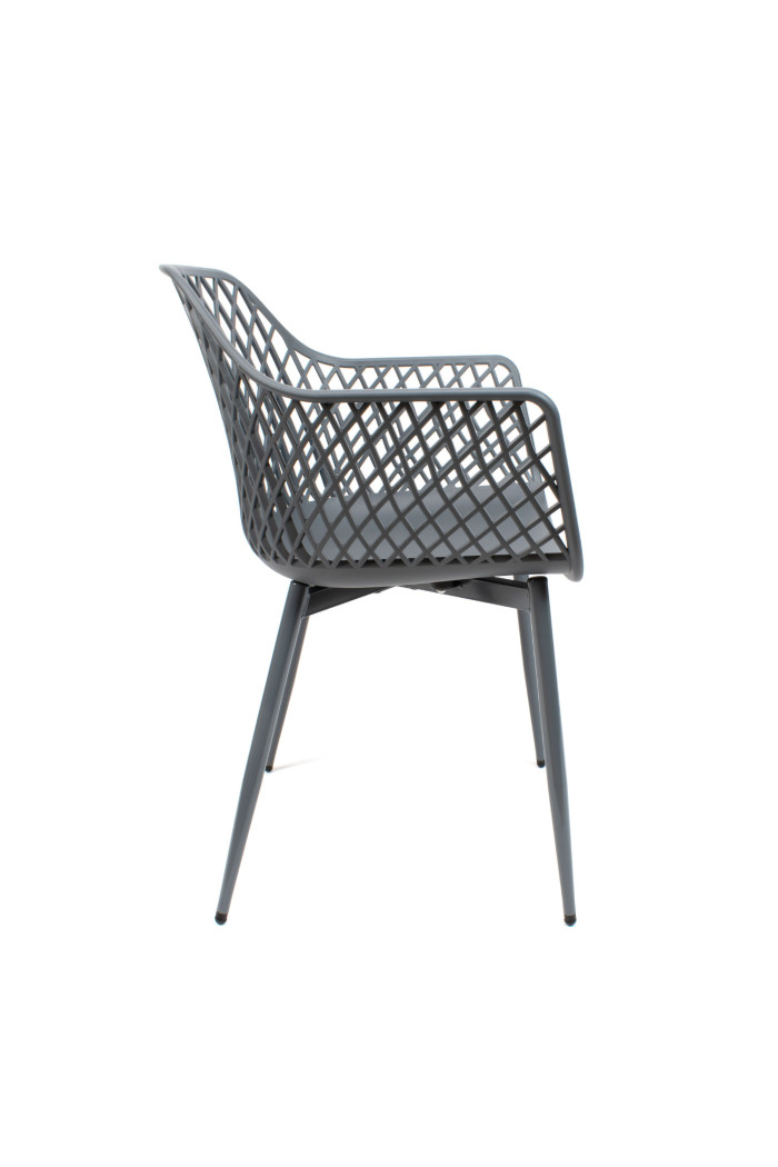 SILLA PP-METAL GRIS