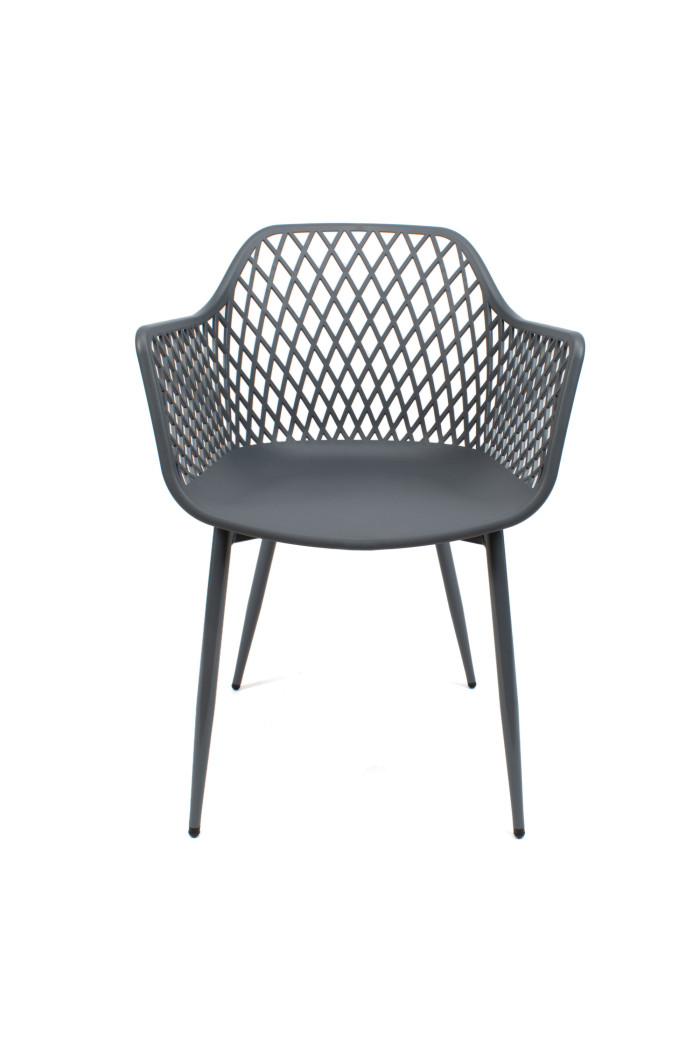 SILLA PP-METAL GRIS