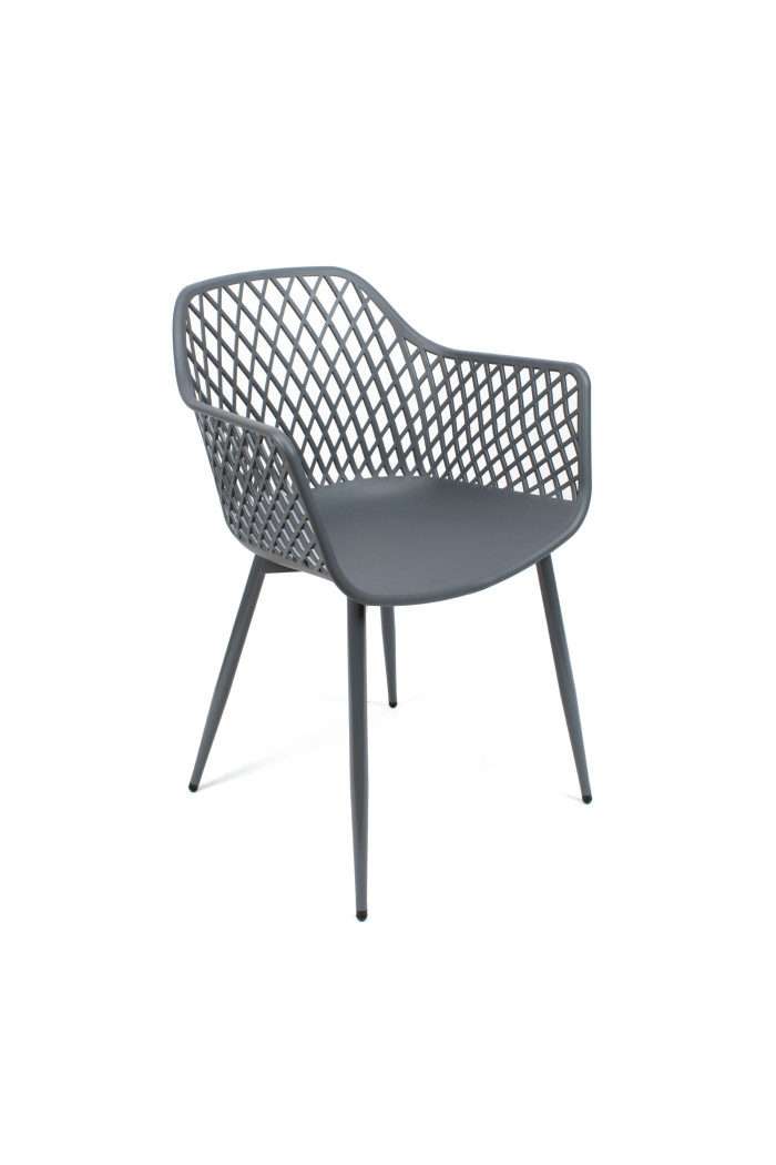 SILLA PP-METAL GRIS