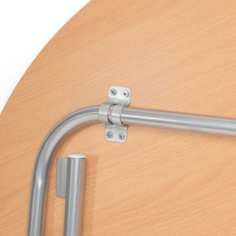 MESA PLEGABLE RECTANGULAR BLANCA