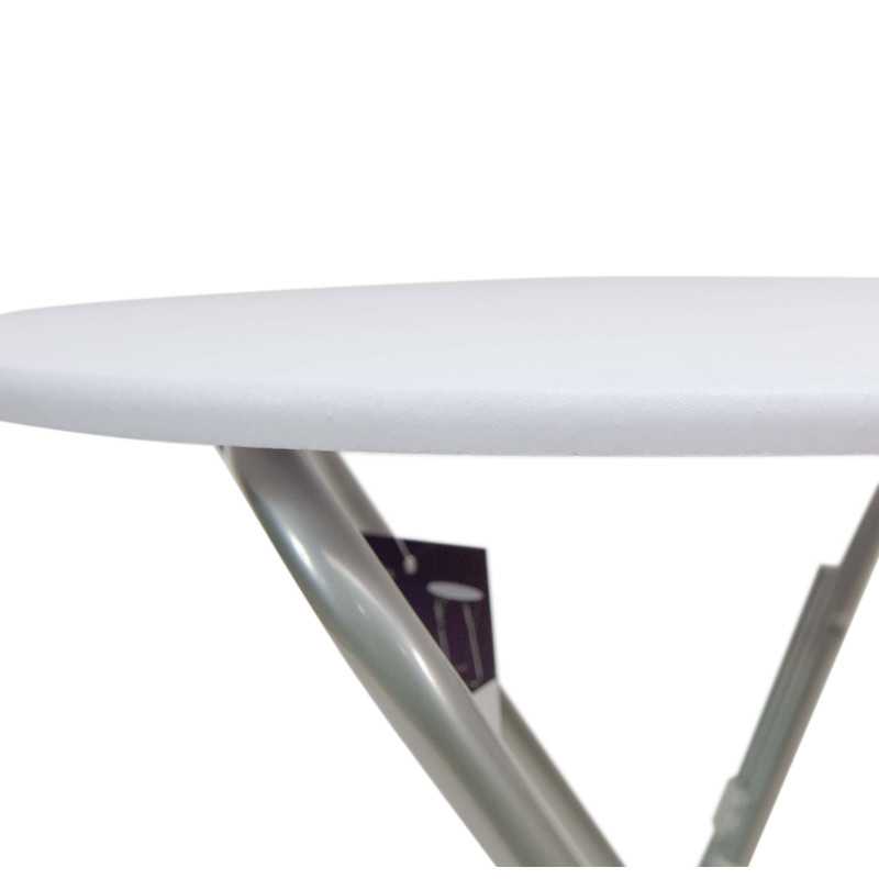 MESA DE MADERA PLEGABLE RED. BLANCA D.60X70 cm