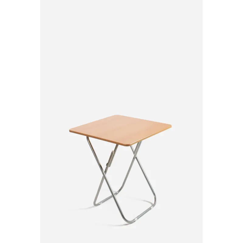 MESA PLEGABLE CUADRADA MADERA
