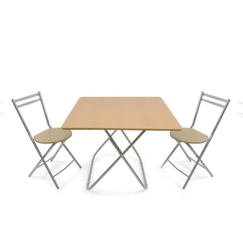 MESA PLEGABLE CUADRADA MADERA