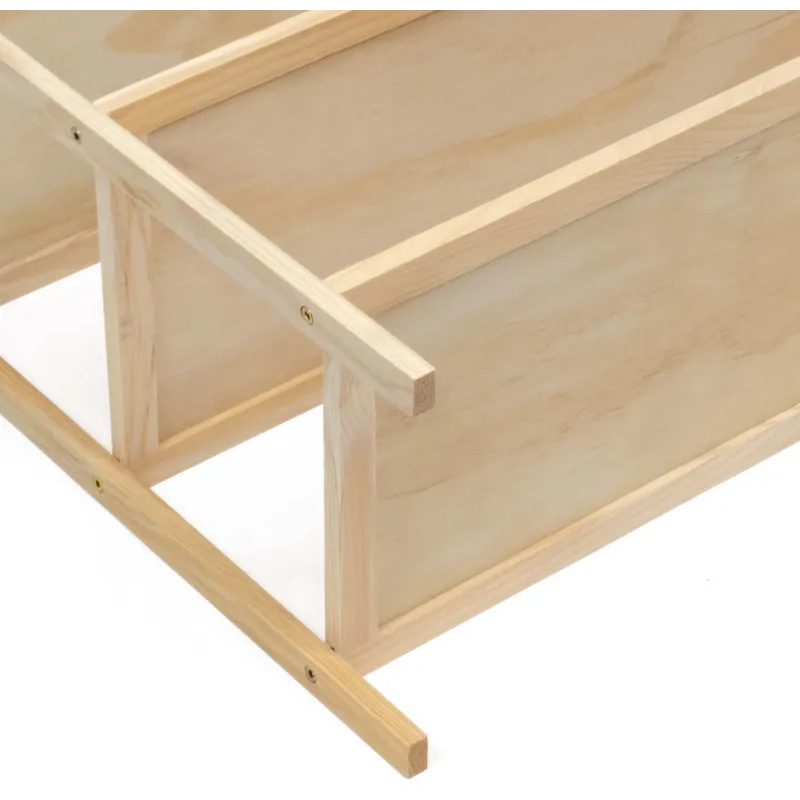 Zapatero de madera 3 niveles - Natural