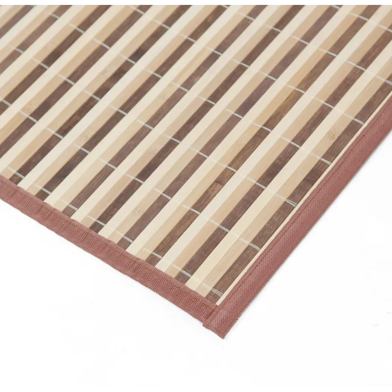 Alfombra de Bambú (110x80 cm) - Tonos Marrones
