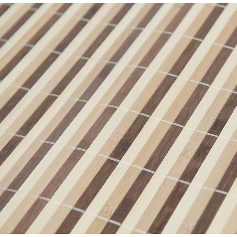 Alfombra de Bambú (110x80 cm) - Tonos Marrones