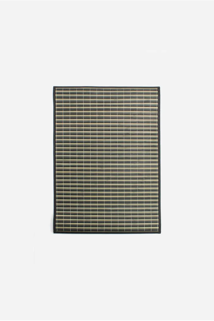 Alfombra de Bambú (110x80 cm) - Tonos Grises