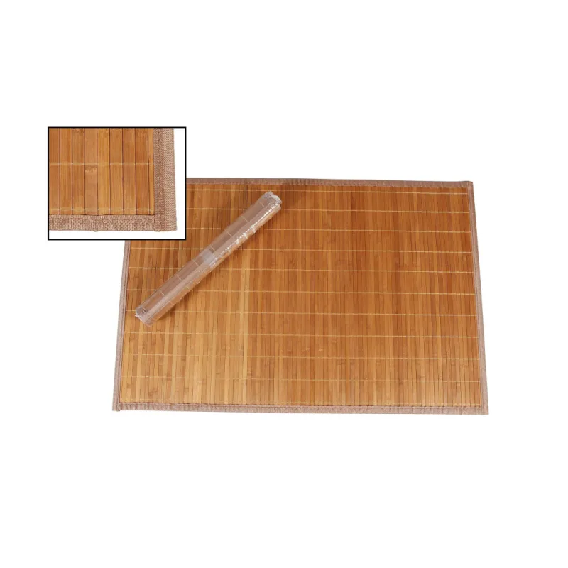 Alfombra de Bambú (110x80 cm) - Natural Oscuro