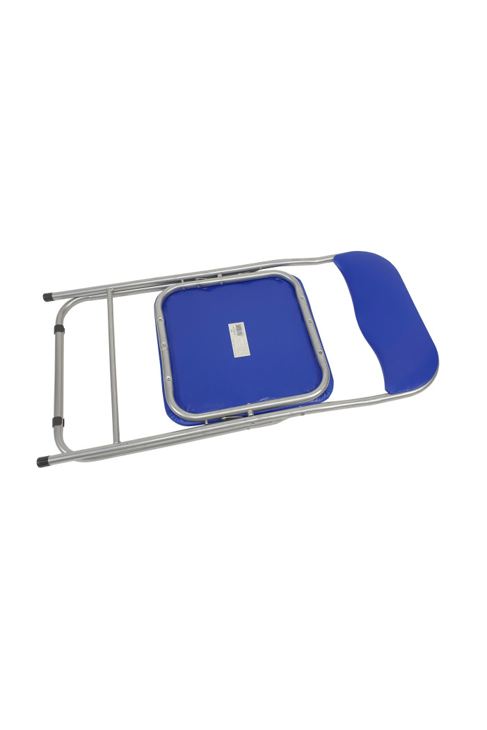 SILLA PLEGABLE AZUL