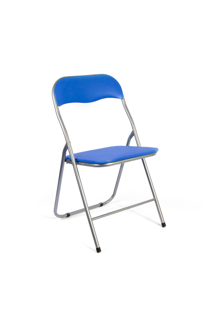 SILLA PLEGABLE AZUL