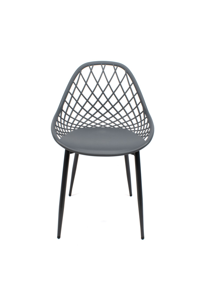 SILLA PP-METAL GRIS