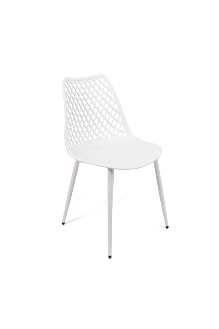 SILLA PP-METAL BLANCO