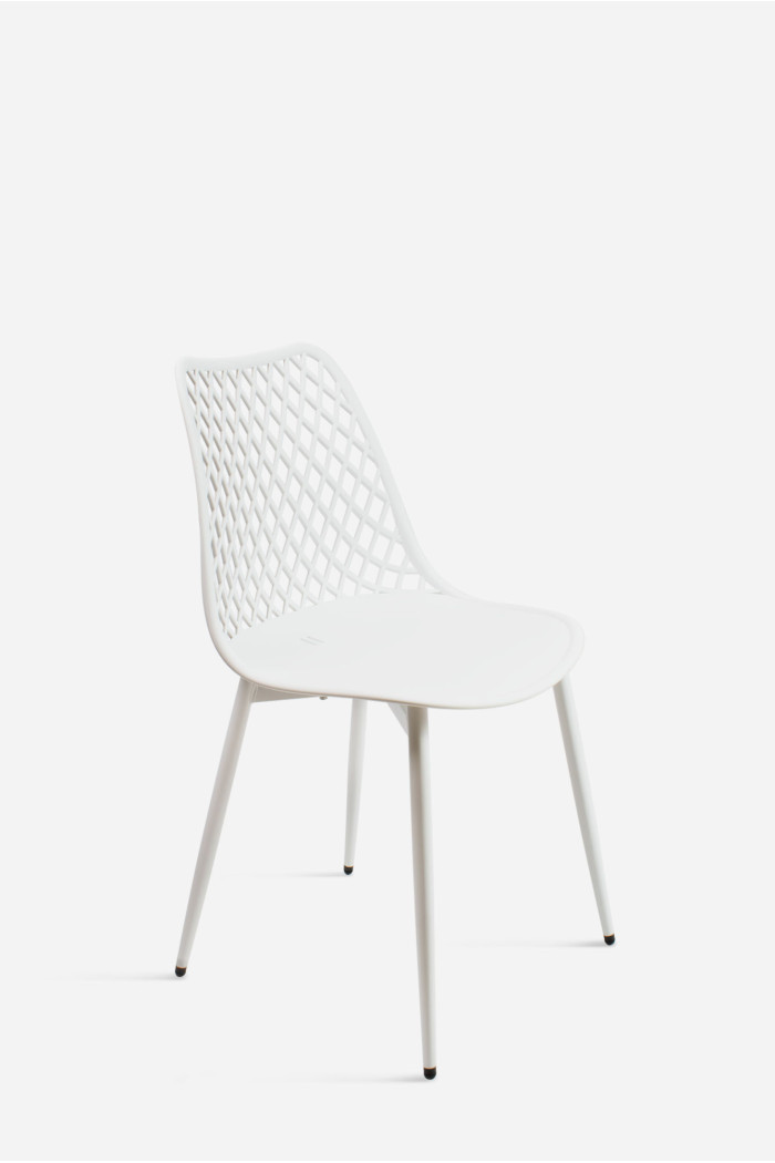 SILLA PP-METAL BLANCO