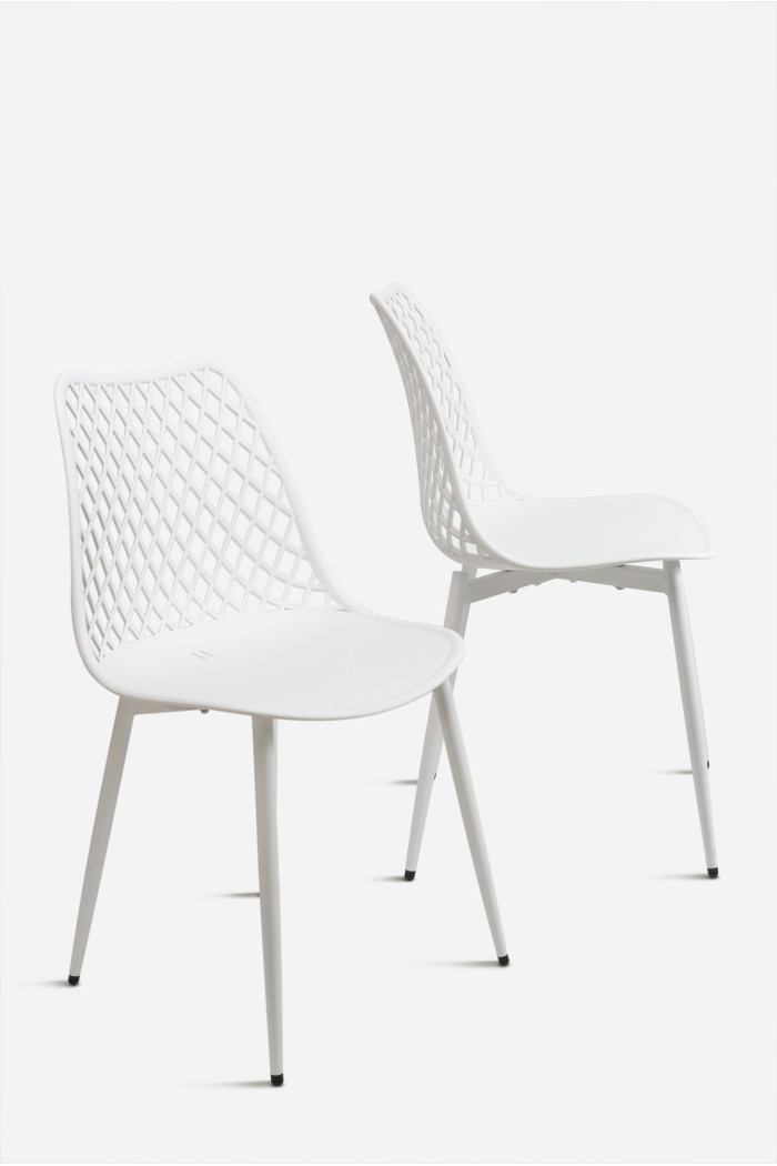 SILLA PP-METAL BLANCO