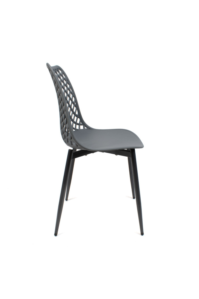 SILLA PP-METAL GRIS