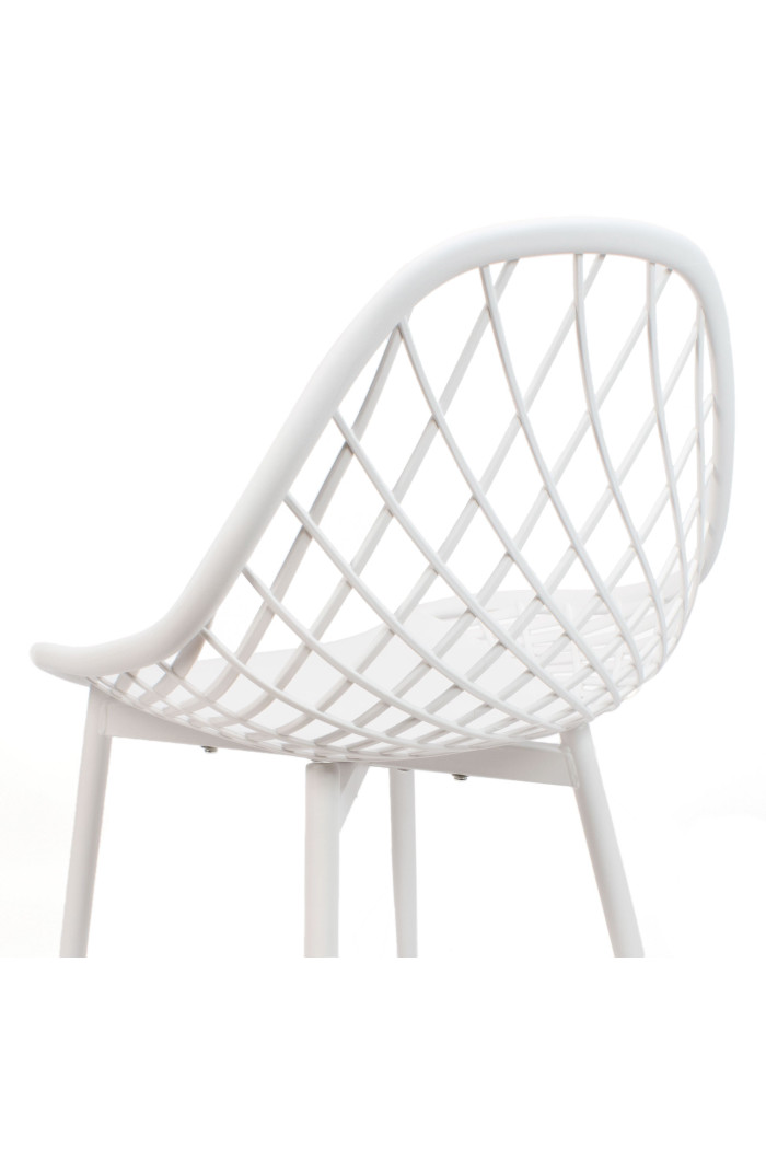 SILLA PP-METAL BLANCO