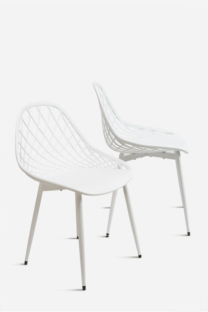 SILLA PP-METAL BLANCO