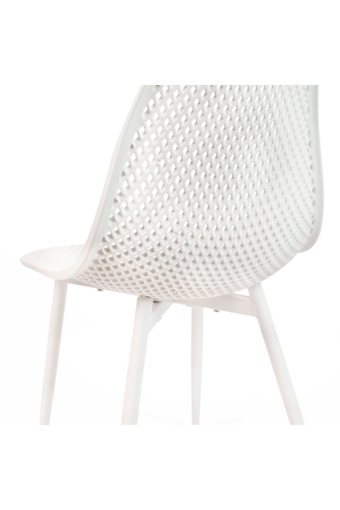 SILLA PP-METAL BLANCO