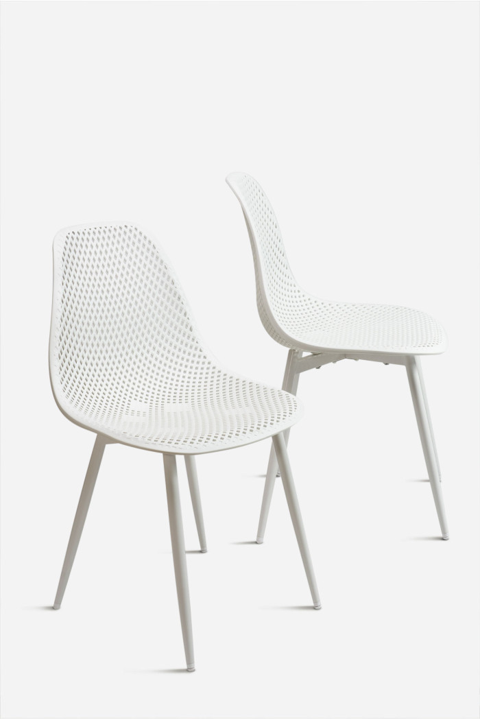 SILLA PP-METAL BLANCO